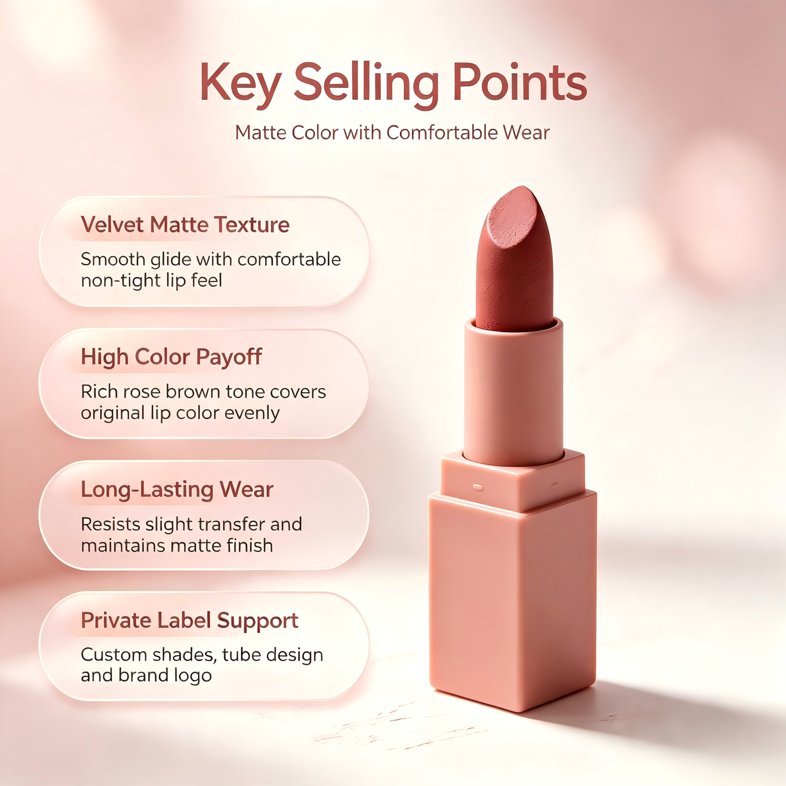 GIVE FACE Silky Velvet Matte Lipstick - Image 2