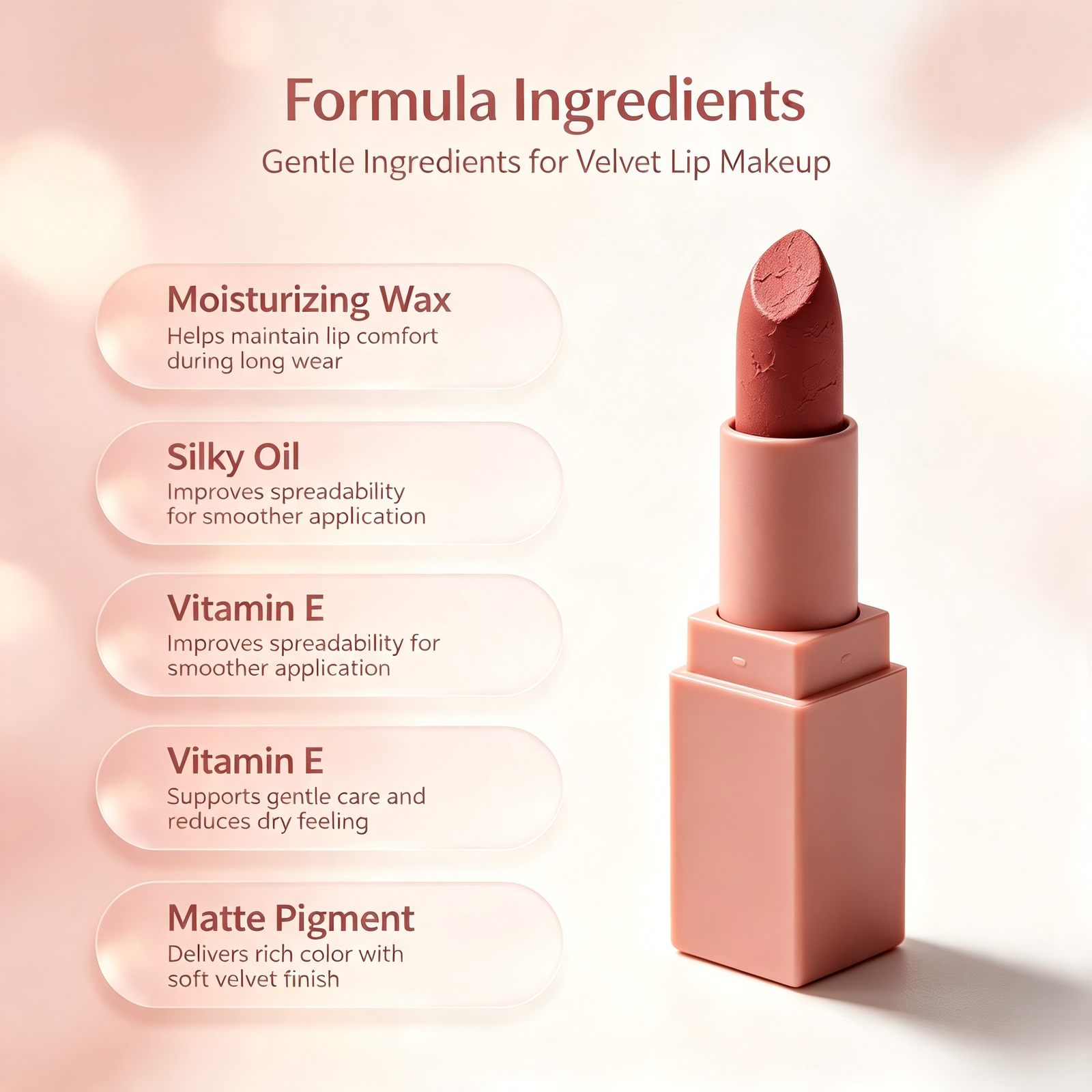 GIVE FACE Silky Velvet Matte Lipstick - Image 4