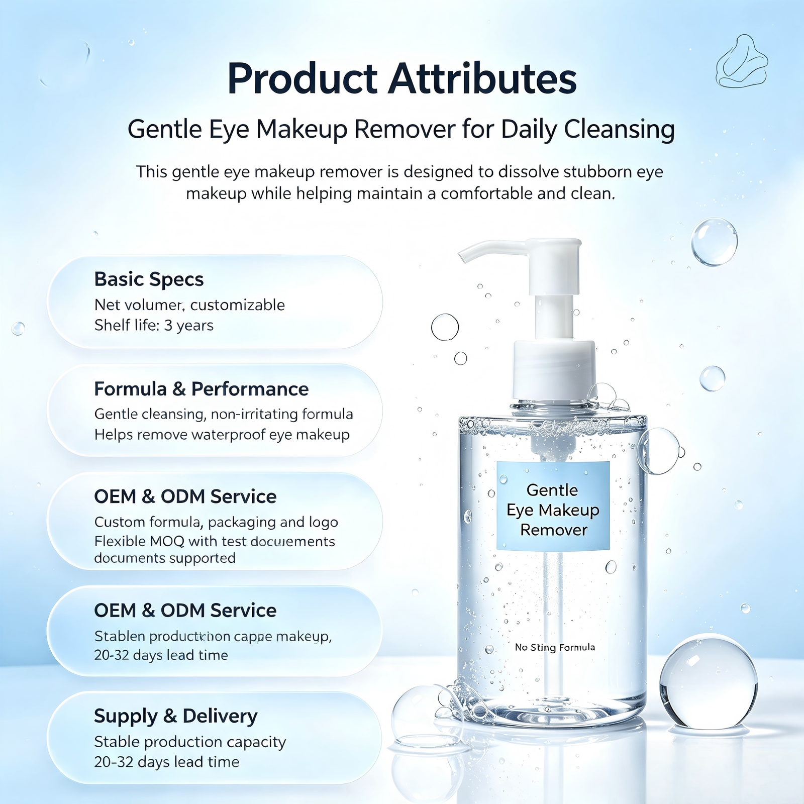 Gentle Micellar Eye & Lip Makeup Remover - Image 3