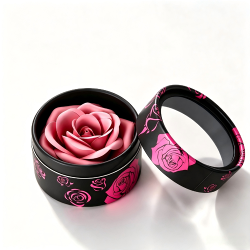 Rose Shape Solid Lip Balm